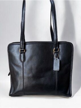 Vintage Coach Classic Compartment Tote, Style 9872